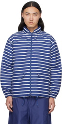 DAIWA PIER39 Blue & White Stripe Tech Sailing Jacket