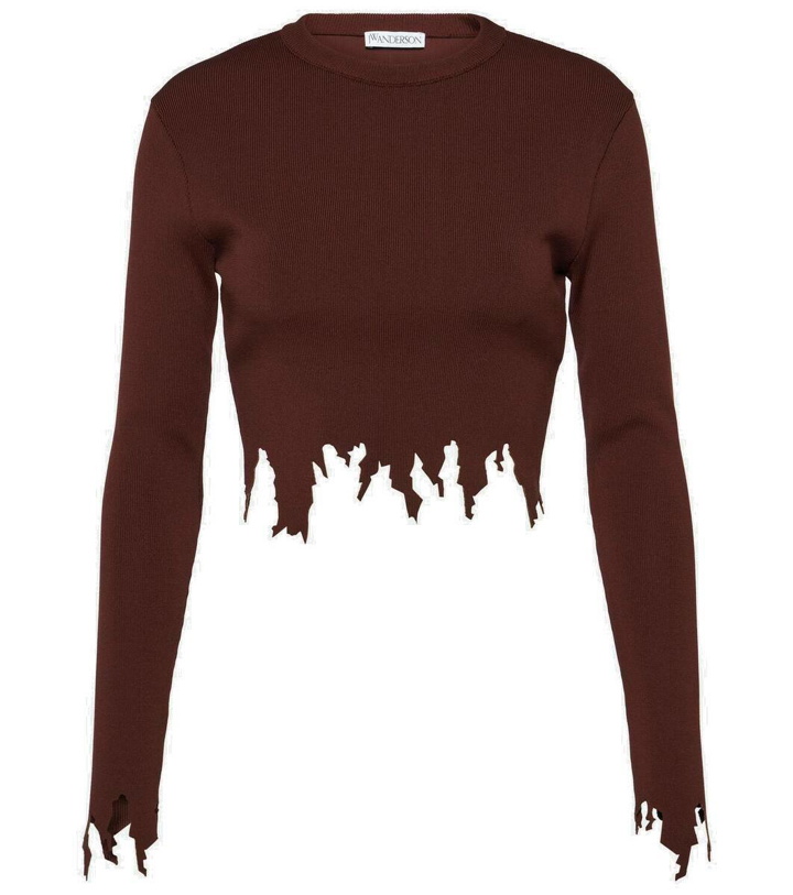 Photo: JW Anderson Distressed crop top