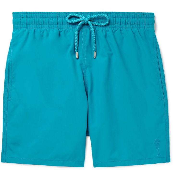 Photo: Vilebrequin - Moorea Mid-Length Water-Reactive Swim Shorts - Men - Blue