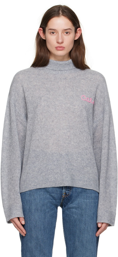 Photo: Caro Editions Gray Agnes Turtleneck