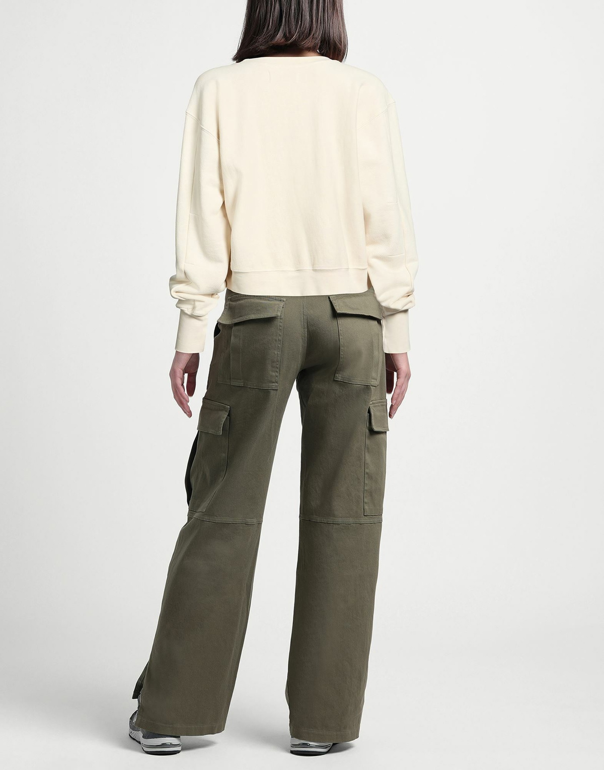 Les Tien Womens Sweatshirt in Beige