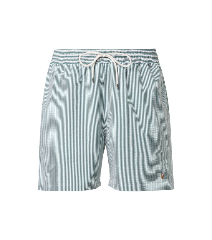 Photo: Polo Ralph Lauren Traveler striped seersucker swim trunks