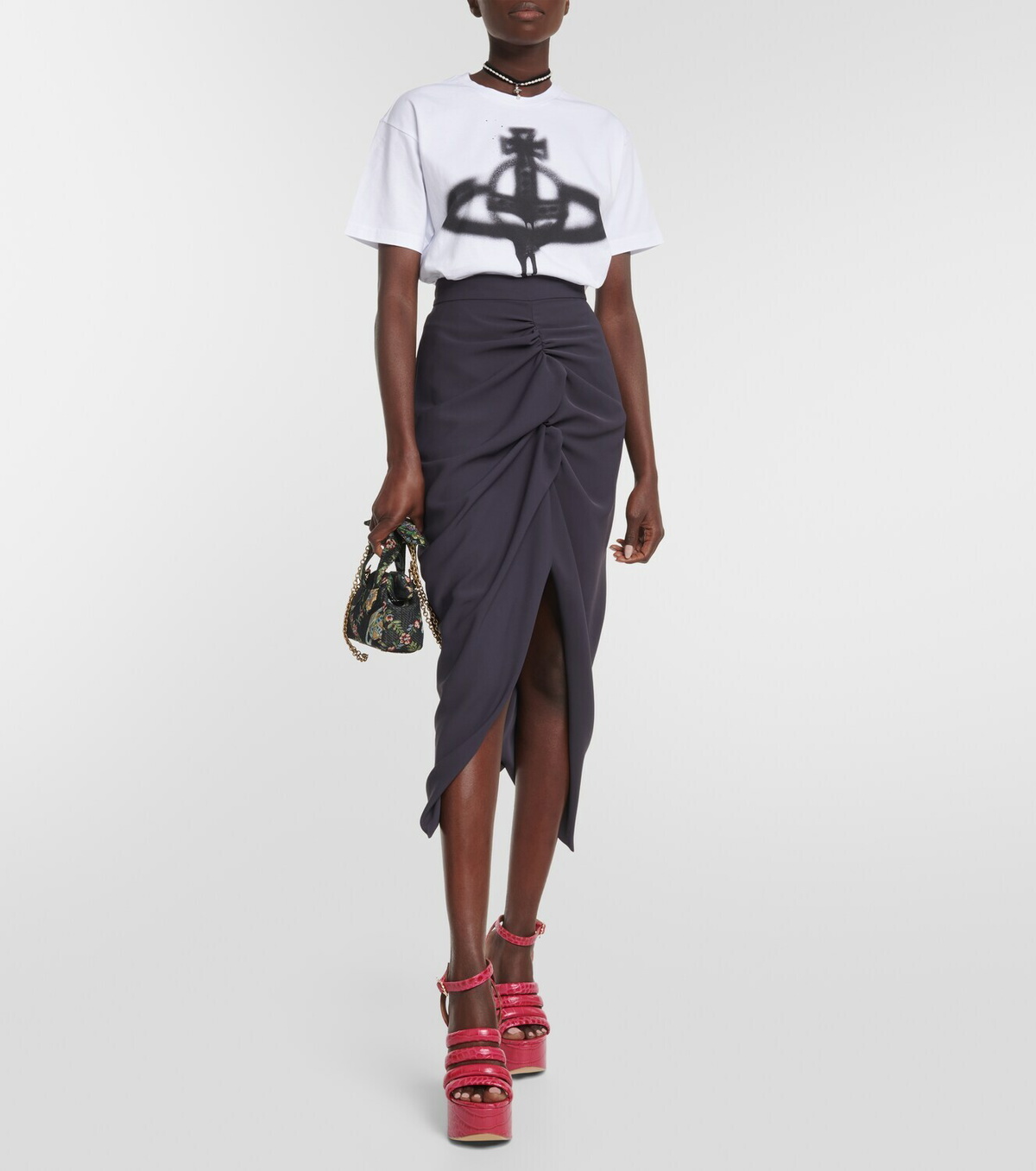 Vivienne Westwood プリント コットン Tシャツ Vivienne Westwood Orb printed cotton T-shirt Vivienne Westwood