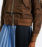 Sacai Layered technical bomber jacket