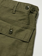 OrSlow - Fatigue Straight-Leg Cotton-Sateen Trousers - Green