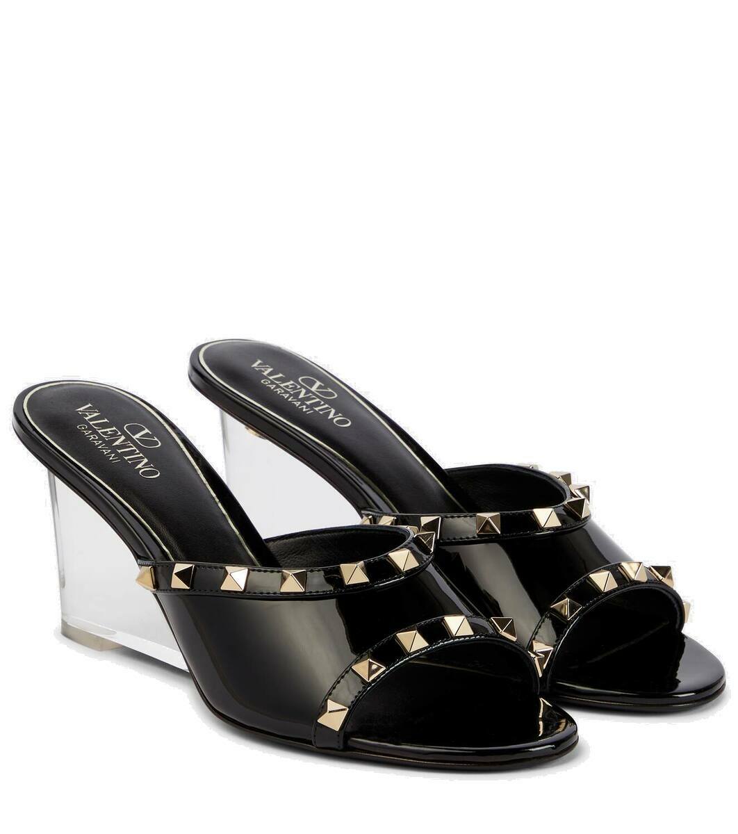 Valentino Garavani Beige Leather Mules