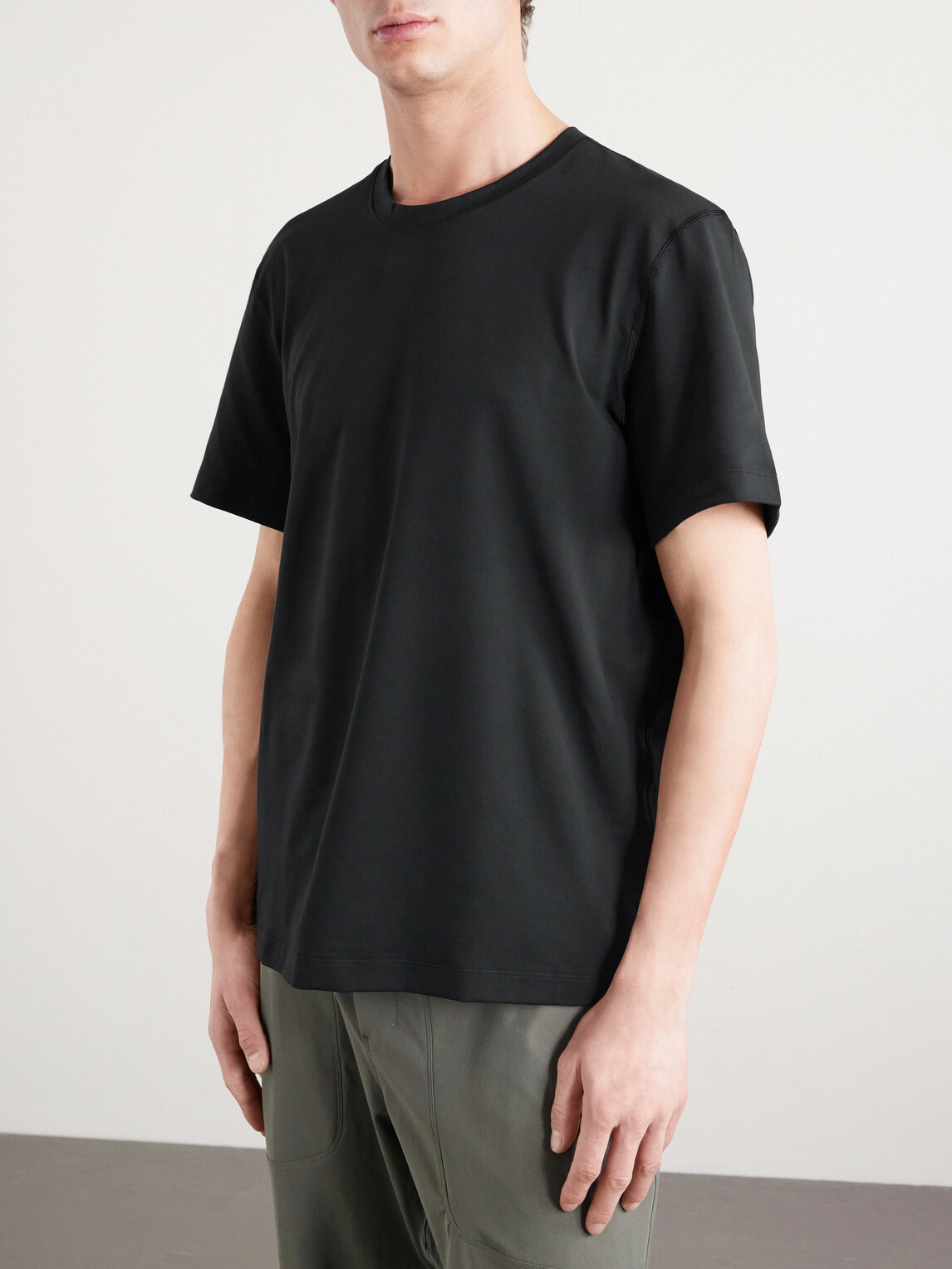 Lululemon - Stretch Recycled-Jersey T-Shirt - Black