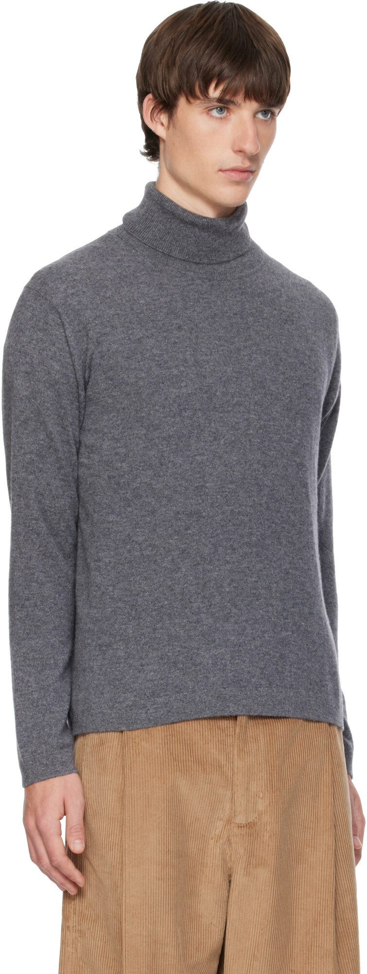 LISA YANG Gray Aksel Turtleneck