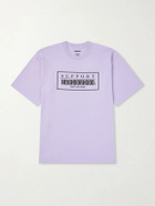 Neighborhood - Logo-Print Cotton-Jersey T-Shirt - Purple