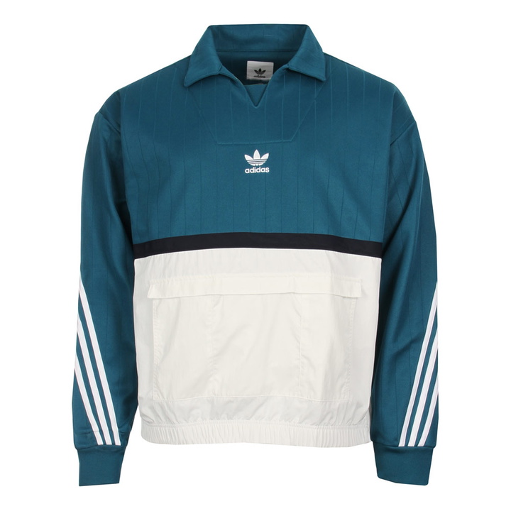 Photo: Pullover Drill Jacket - Teal