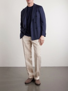 Brioni - Cotton-Jersey T-Shirt - Blue