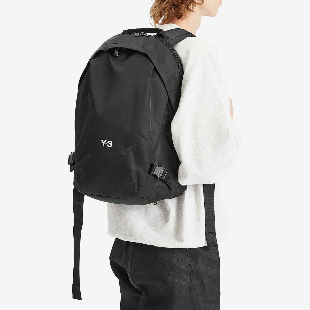 Y-3 Men's Logo Backpack in Black 
