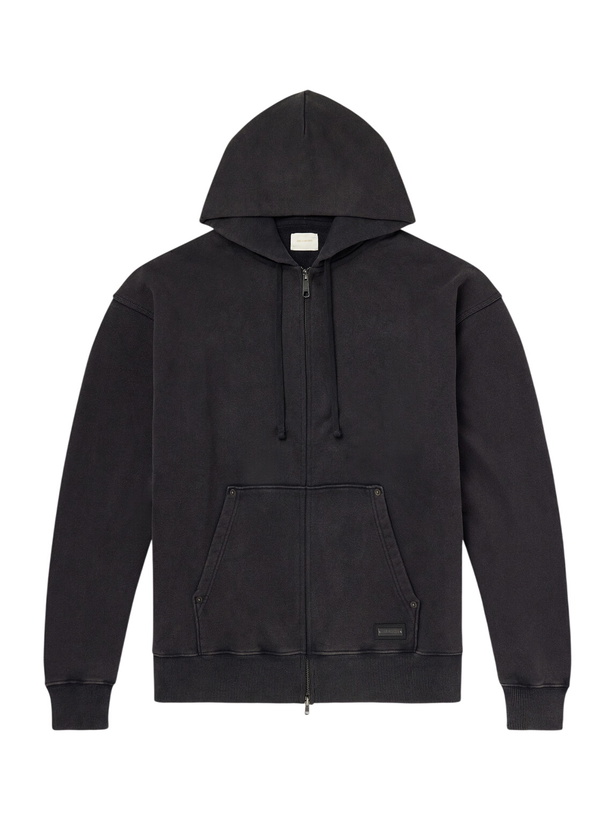 Photo: Aimé Leon Dore - Cotton-Jersey Zip-Up Hoodie - Black