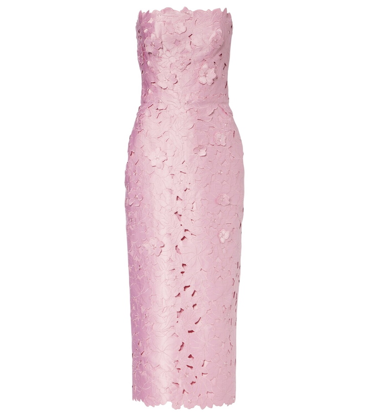 Photo: Costarellos Astelle guipure lace cocktail dress