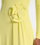 Roland Mouret Floral-appliqué gown