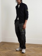 Stone Island - Straight-Leg Logo-Appliquéd Webbing-Trimmed CORDURA® Nylon-Ripstop Track Pants - Gray