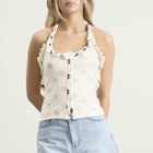 Damson Madder Women's Zazie Jersey Halter in White
