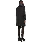 Rick Owens Black Cotton Parka