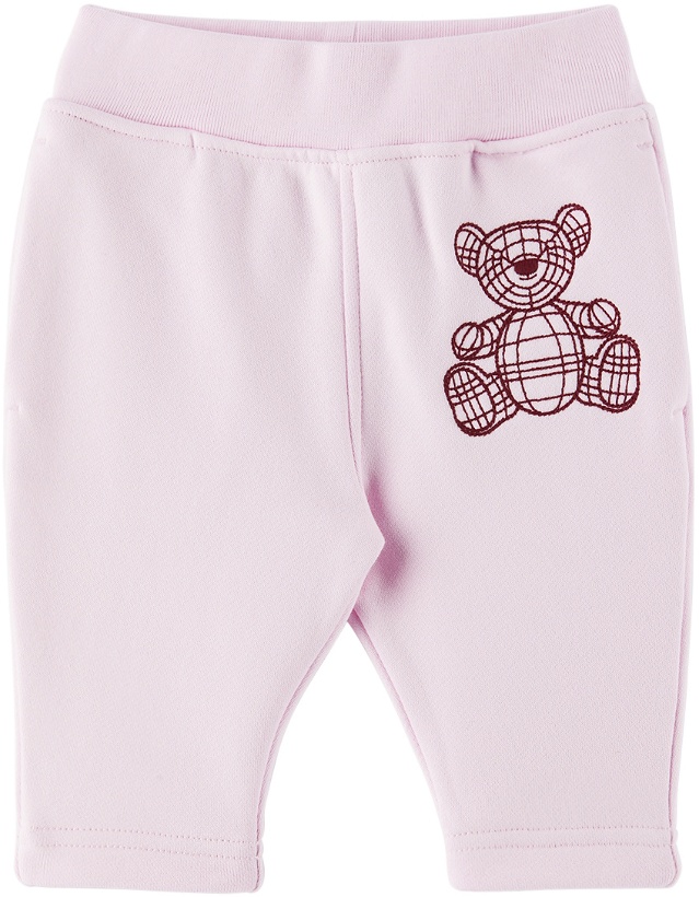 Photo: Burberry Baby Pink Thomas Bear Lounge Pants