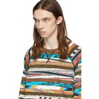 Missoni Brown and Multicolor Print Sweatshirt