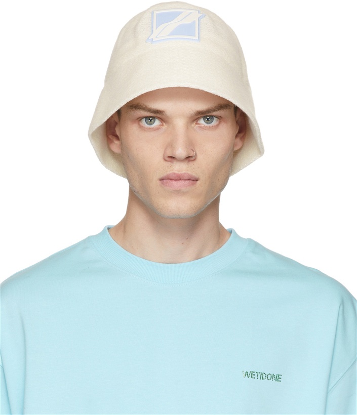 Photo: We11done Off-White Knit Bucket Hat