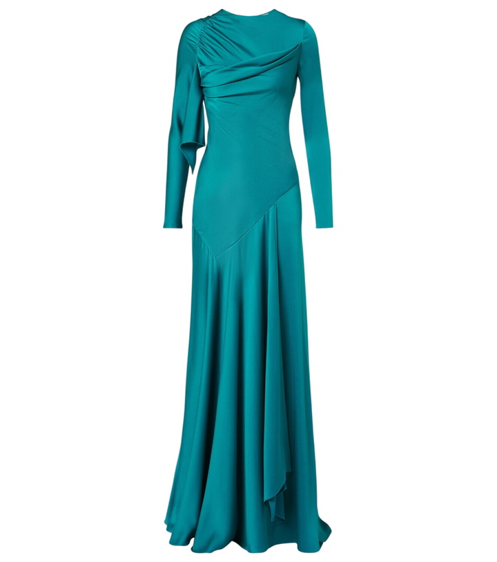 Photo: McQueen Draped satin gown