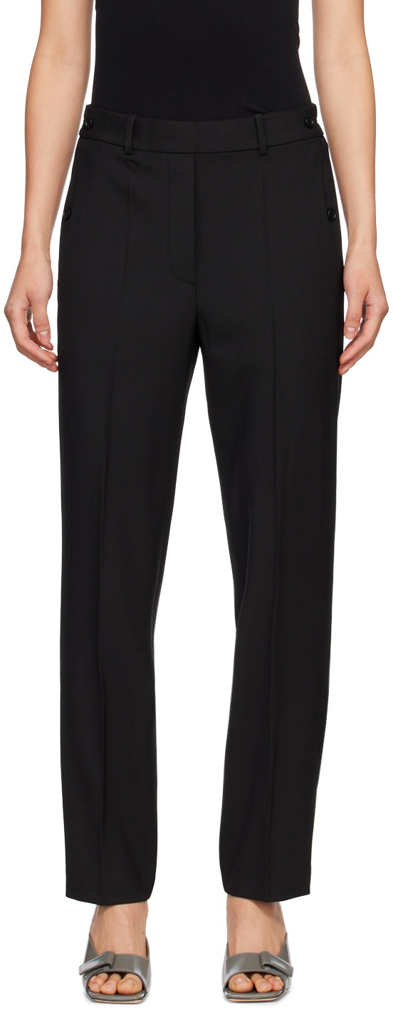 Helmut Lang Black Tapered Trousers Helmut Lang