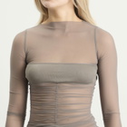 Rick Owens Women's Temple Top with Bandeau in Dust