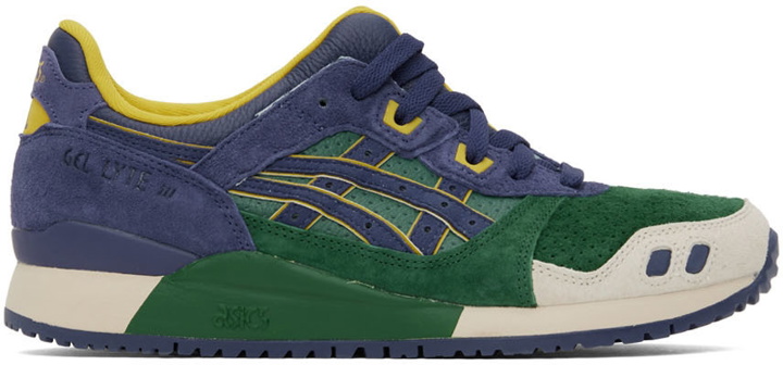 Photo: Asics Green & Purple Gel-Lyte III OG Sneakers