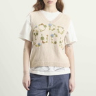 Story mfg. Women's Hand Knit Party Vest in Good Luck