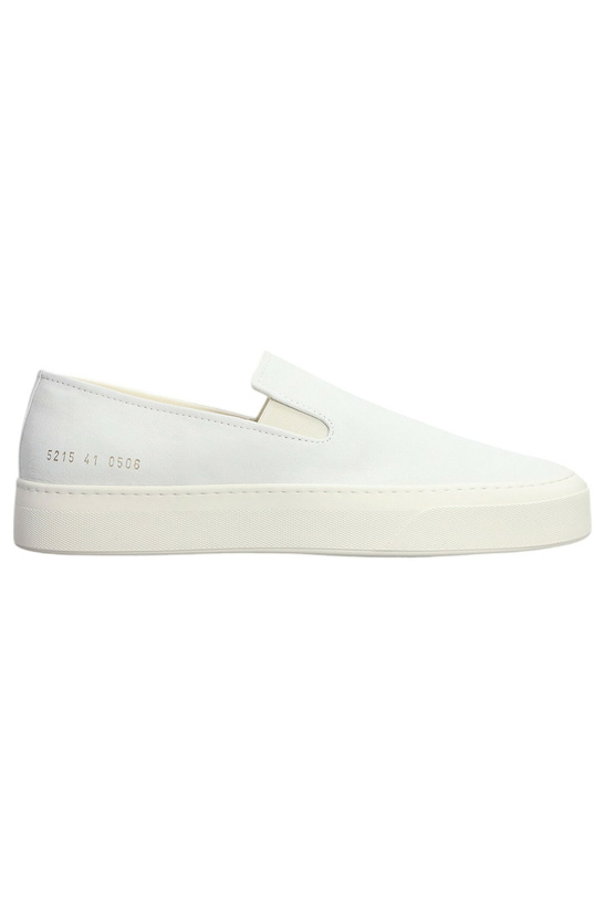 Photo: Common Projects Sneakers In White Suede