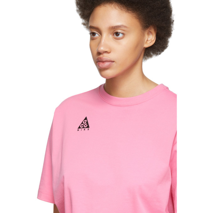 NikeLab Pink ACG Logo T-Shirt