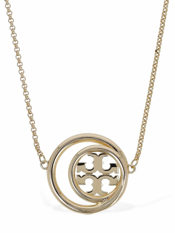 Photo: TORY BURCH Miller Double Ring Collar Necklace