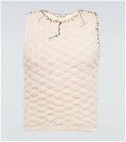Acne Studios - Distressed crochet sweater vest