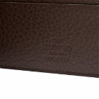 Valentino Men's Embossed Logo Billfold Wallet in Fondant/Antique Brass