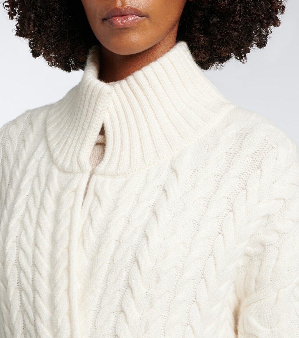 Arch4 Bond Street cable-knit cashmere long cardigan