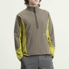 Pas Normal Studios Men's Off-Race Light Half-Zip Fleece in Moss Green