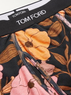 TOM FORD - Floral-Print Stretch-Cotton Boxer Briefs - Pink