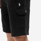 Polo Ralph Lauren Men's Cargo Sweat Short in Polo Black