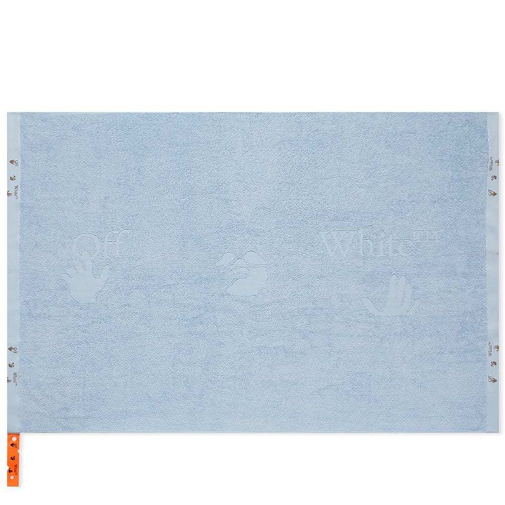 Photo: Off-White Swimming Man Logo Shower Towel