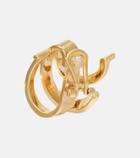 Ferragamo Triple Gancini clip-on earrings