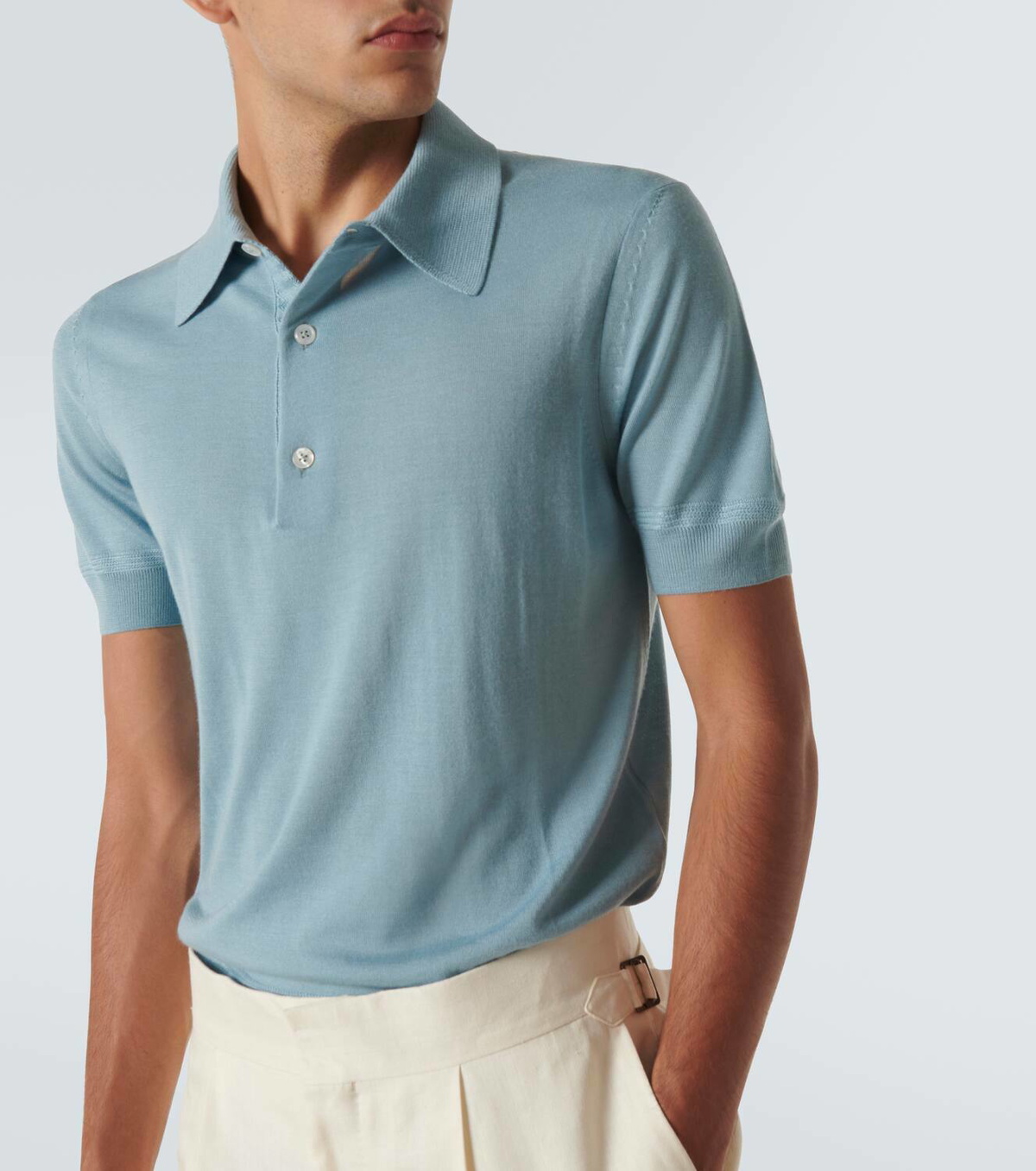 Tom Ford Cashmere and silk polo shirt