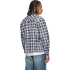 Dime Navy Plaid Flannel Shirt