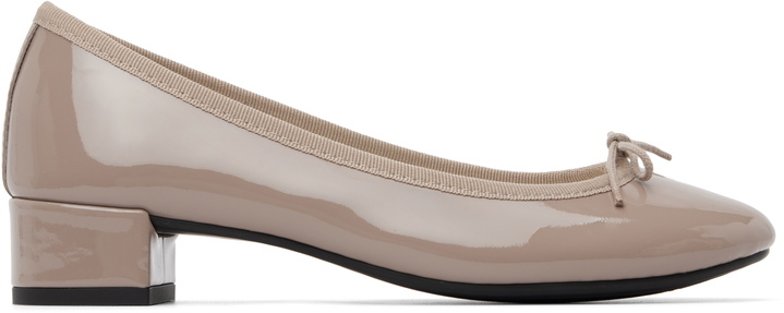Photo: Repetto Taupe Camille Rubber-Sole Heels
