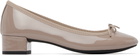 Repetto Taupe Camille Rubber-Sole Heels