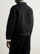 Blue Blue Japan - Pleated Textured-Cotton Jacket - Black