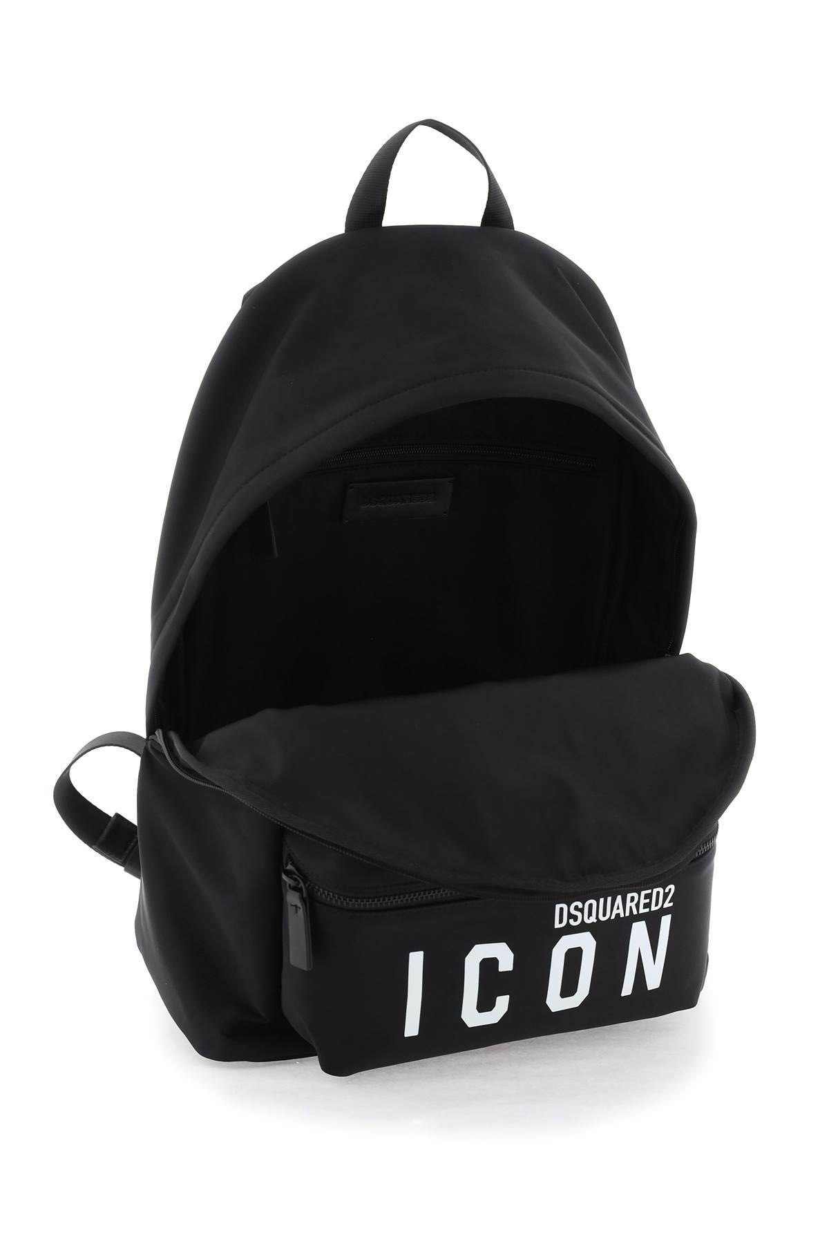 Dsquared2 Icon Collection Black Backpack Dsquared2 ICON UNISEX - Backpack - black - Zalando main image 3