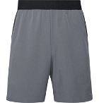 Nike Training - Flex Tech Pack Wide-Leg Stretch-Shell Shorts - Gray