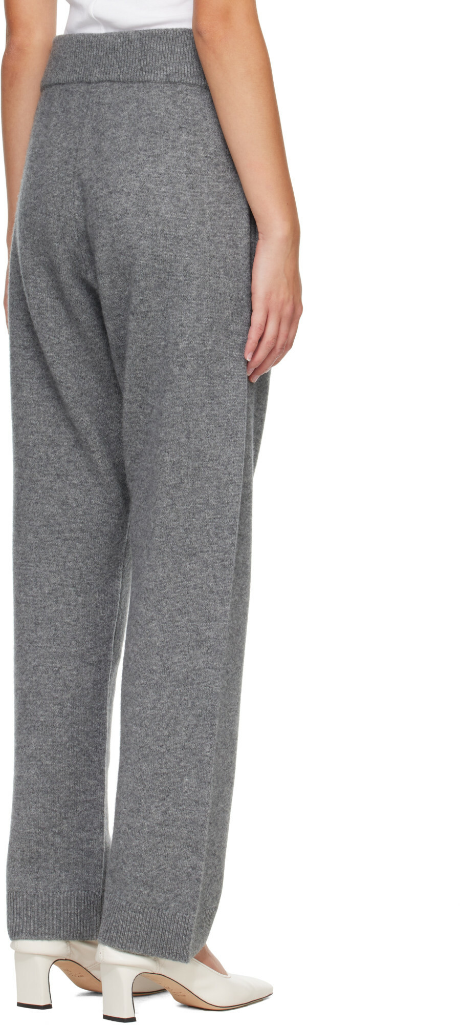 Entire Studios Gray Knit Cashmere Lounge Pants