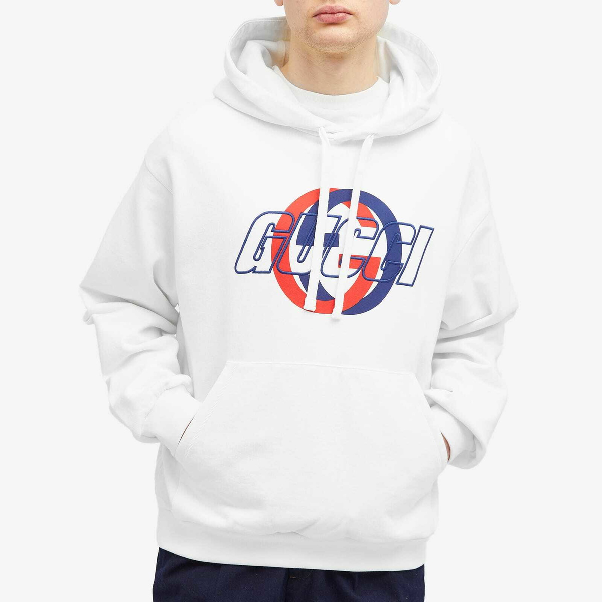 GUCCI Side Line Logo Hoodie 現行タグ グレー 大人気新品をすべて GUCCI Side Line Logo Hoodie 現行タグ